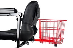 Large Rear Basket For Mobility Scooters – RED
