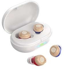 Nano Rechargeable Touch Hearing Aids for Seniors & Adults Severe Hearing Loss