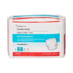 Covidien Disposable Underwear Medium Heavy 100 Ct