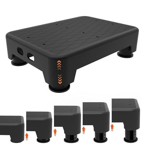 LIFTOZA 5-Level Adjustable Step Stool, 700 LBS Capacity Safety Bed Step for Seni