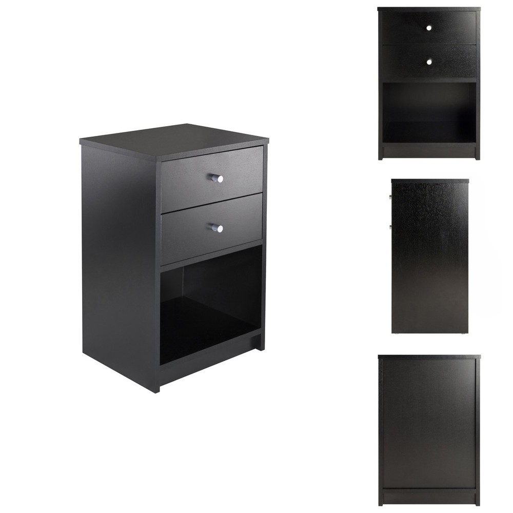 Winsome Ava Model Name Accent Table Black 15.8 X 12.7 X 23.7 Inches 20936