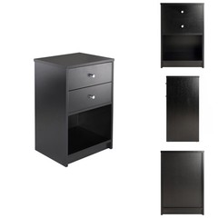 Winsome Ava Model Name Accent Table Black 15.8 X 12.7 X 23.7 Inches 20936