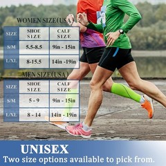 Athletic Compression Socks for Men and Women – 3 Pairs, Enhanced Circulation
