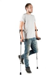 Muletas De Antebrazo Para Adultos Antideslizante Caminar Ajustables Ergonomicos