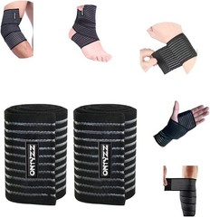 Adjustable Calf Compression Bandage Support Knee Wraps Elastic Sports Knee Ba…