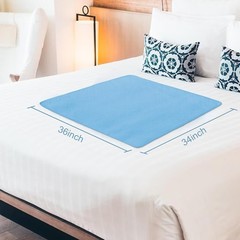 Incontinence Bed Pads Waterproof Washable Reusable Pads 34″x36″/52″/76″ 4 Pack