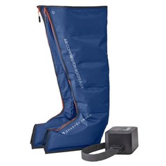 Sharper Image Air Compression Boots Flex Leg Recovery System 5 Modes Blue L XL