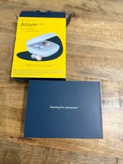 Audien Atom One Rechargeable OTC Hearing Aids Wireless Small Hearing Device Buds