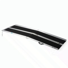 Titan Ramps 7ft Aluminum Multi-Fold Wheelchair Ramp 600 lb 29in Wide