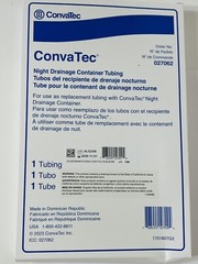 1 x ConvaTec • Night Drainage Tubing [REF] 027062 | NEW in BOX | Exp. Date 2029