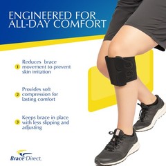 Knee Brace Anti-Slip Strap-keeps knee brace in place by Brace Direct
