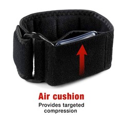 ACE-229032 Tennis Elbow Support, One Size Fits Most, Black, 1 Count (Pack of 1)