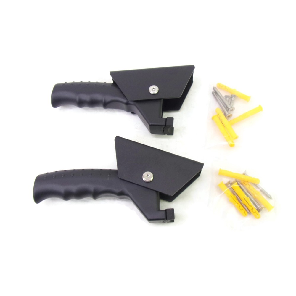 2-pack Flip-up Doorway Assist Handles Folding Grab Bars Elderly Stair Assistance