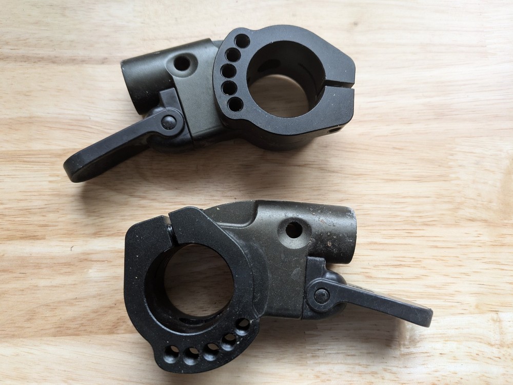 Wheelchair Anti-tip Bar Clamp Pair Adjustable User Friendly For Tilite B26