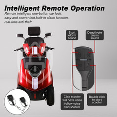 1000W 4-Wheel Heavy Duty Seniors Adult Mobility Scooter 40 miles 500lbs 60V/20Ah