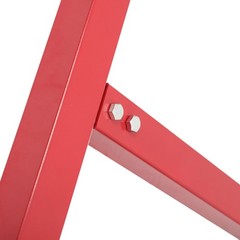 800LB Capacity Adjustable Truck Bed Lift Universal Red Powder Coated Steel 36″