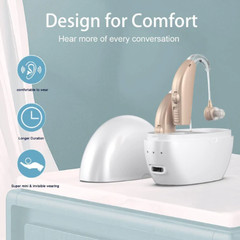 Hearing Aids Hearing Amplifiers for Seniors Rechargeable with Noise Cancelling