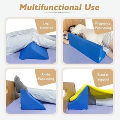 Wedge Pillow for Sleeping After Surgery Bed Foam Wedges Body Positioners Leg