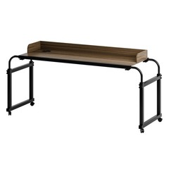 Overbed Table with 360° Wheels Over Bed Table King Queen Laptop Computer Desk
