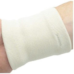 Max Adams Essentials White Stretchable Wrist Support: 1 Pack