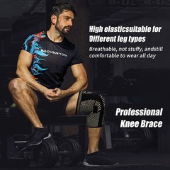 Copper Knee Brace Compression Sleeve Support Pads Men Women Joint Pain Sport Gym