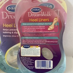 Dr Scholls Dream Walk Gel Heel Liners 1 pair New Sealed
