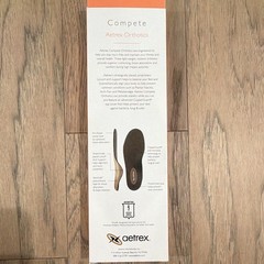 Aetrex Compete L420 Orthotic Insoles Anti-Microbial Women’s 7 (Flat & Low arch)