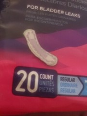 Women’s Prevail Daily Pads for Bladder Leaks | 20 count Moderate absorbency.Lvl4