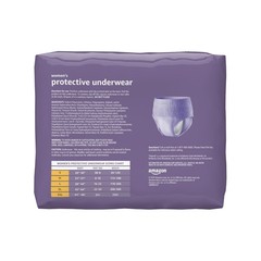 Maximum Absorbency Incontinence Underwear for Women, Disposable, Odor Control, L