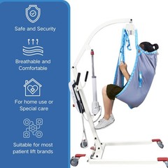 Mathgetin Full Body Patient Lift Sling Lift Sling For Transfer And Positioning