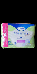 Tena Sensitive Care 3x Protection Maximum Absorbency Incontinence Pads 56-Count