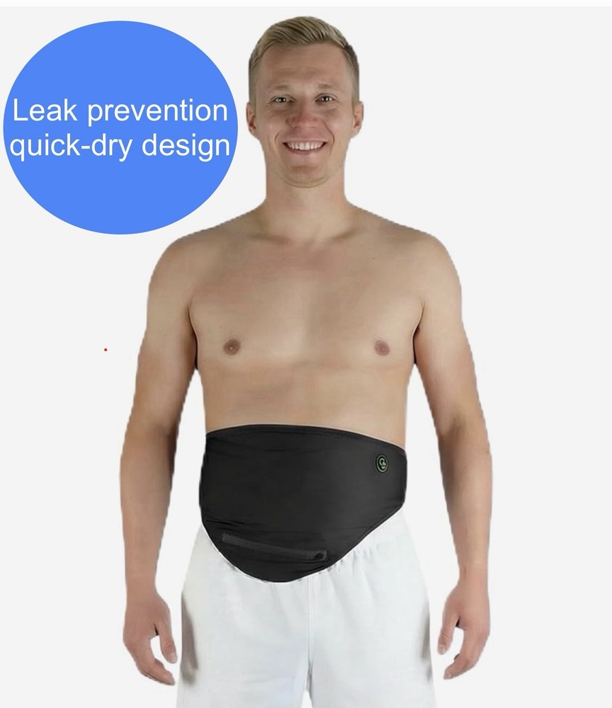 Ostomy Belt for Men & Women Fits All Ileostomy, Urostomy, Colostomy Bag- Size M