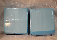 Medline Quilted Basic Disposable Blue Underpad, 23” x 36”, for Incontinence