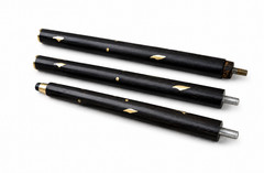 Luxury Silver Handle Walking Cane Black Wooden Shaft Vintage Style Stick