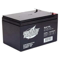 Interstate SLA1104 12V 12Ah AGM Scooter Battery Replacement – Pride, Golden Tech