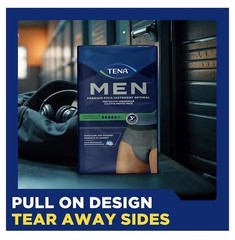 64 Count Tena S/M Maximum Plus Coverage Mens Incontinence Underwear Bladder