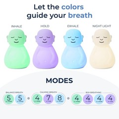 Mindsight ‚Original Breathing Buddha‘ Guided Visual Buddha, Multicolor