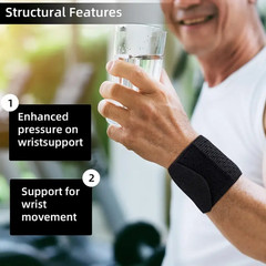Adjustable Sports Wrist Band Brace Wrap Support Strap Carpal Tunnel Bandage