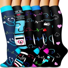 Bluemaple Compression Socks for Women & Men Large-X-Large, A-collocation03
