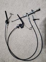 Tilt In Space Hand Levers cables quickie Ts wheelchair Left Right w 1 Pneumatic