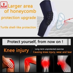 US Compression Sleeves Long Knee Pads Brace Support Protector Basketball Sports