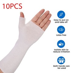 VELPEAU Wrist and Thumb Spica Stockinette (Pack of 10) Comfy Arm Sock Sleeve