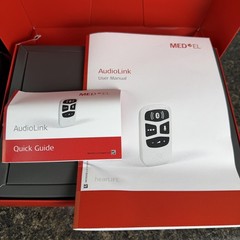 MED-EL AudioLink Remote Control Kit Bluetooth Black Hearing Accessory Set New