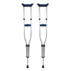 Carex Aluminium Folding Underarm Crutches for Youth, Adult, and Tall Users, 250