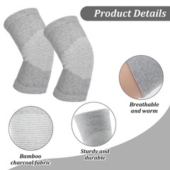 Bamboo Knee Sleeve Elastic Compression Knee Brace Breathable Knee Pads Leg Slee