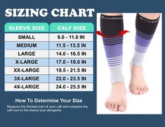 Doc Miller Compression Stockings Calf Sleeve 20-30MMHG Sleeves for Varicose Pain