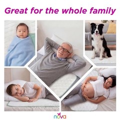NOVA Waterproof Reusable Underpad, Cotton Bed Pad, Washable, 32″ x 36″