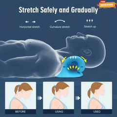 Neck Stretcher Cervical Traction Device Pillow for Neck Pain Relief Support