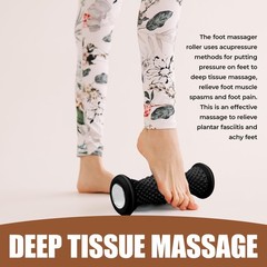 Foot Massager Roller – Portable Black