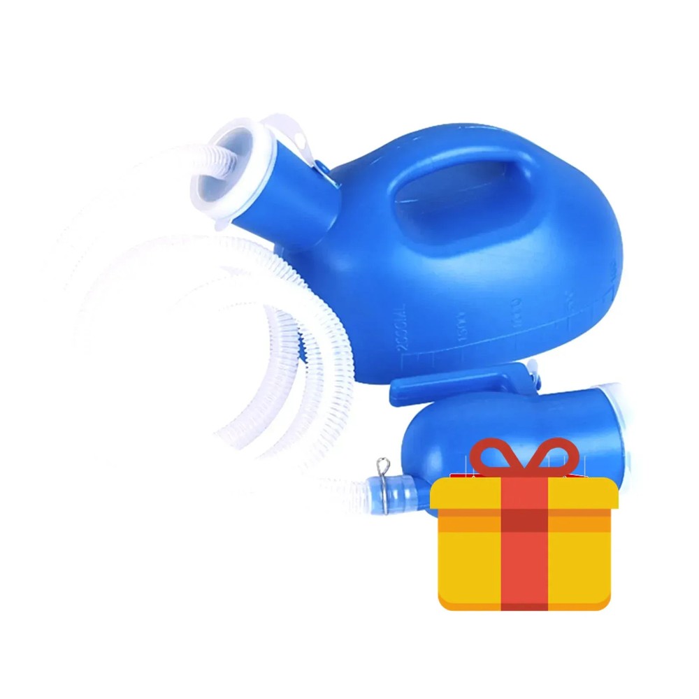 Urinal Bottle Male Urinals Portable Urine Bottle with Screw Lid 2000 ml with 1.6